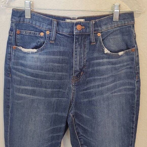 Madewell Women's High Rise Slim Boyjean Size 26 - Picture 3 of 9